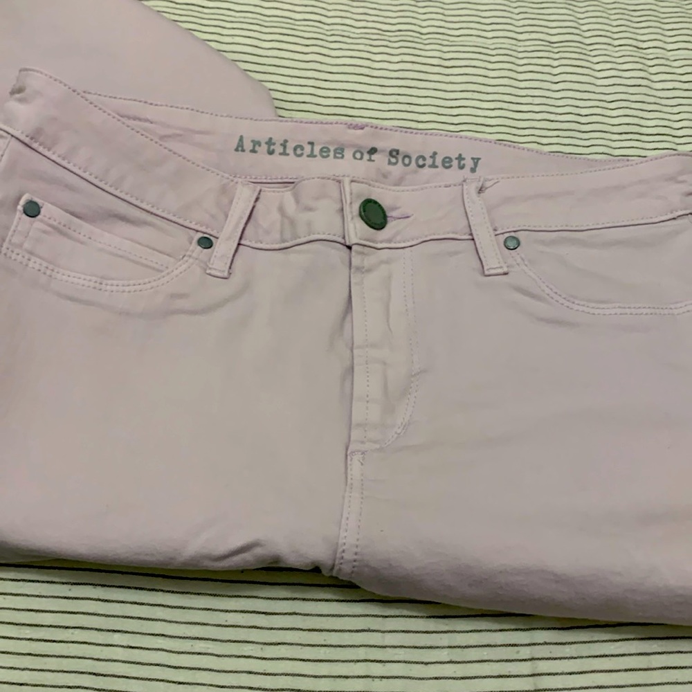 Slim fit Jeans color lavender